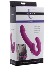 Load image into Gallery viewer, Strap U Vibrating Strapless Silicone Strap On Dildo
