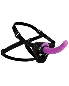 Strap U Navigator Silicone G Spot Dildo W-harness