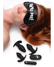 Cargue la imagen en el visor de la galería, Bang! Backdoor Adventure Remote Control 3 Piece Butt Plug Vibe Kit - Black
