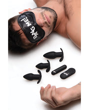 Cargue la imagen en el visor de la galería, Bang! Backdoor Adventure Remote Control 3 Piece Butt Plug Vibe Kit - Black
