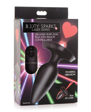 Load image into Gallery viewer, Booty Sparks Laser Heart Anal Plug W/remote

