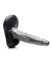 Load image into Gallery viewer, Creature Cocks The Gargoyle Rock Hard Silicone Dildo - Silver-black
