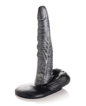 Load image into Gallery viewer, Creature Cocks The Gargoyle Rock Hard Silicone Dildo - Silver-black
