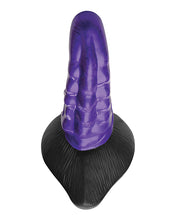 Load image into Gallery viewer, Creature Cocks Orion Invader Veiny Space Alien Silicone Dildo - Purple-black
