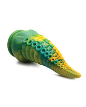 Load image into Gallery viewer, Creature Cocks Monstropus Tentacled Monster Silicone Dildo - Green-yellow
