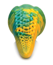 Load image into Gallery viewer, Creature Cocks Monstropus Tentacled Monster Silicone Dildo - Green-yellow
