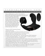 Load image into Gallery viewer, Zero Tolerance Strapped &amp; Tapped Rechargeable Prostate Vibrator - Black
