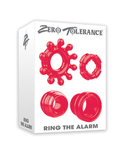 Load image into Gallery viewer, Zero Tolerance Ring The Alarm Cock Ring - Red

