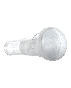 Zero Tolerance Sucking Good Rechargeable Vibrating Pump - White-clear