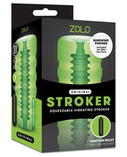 Load image into Gallery viewer, Zolo Original Squeezable Vibrating Stroker
