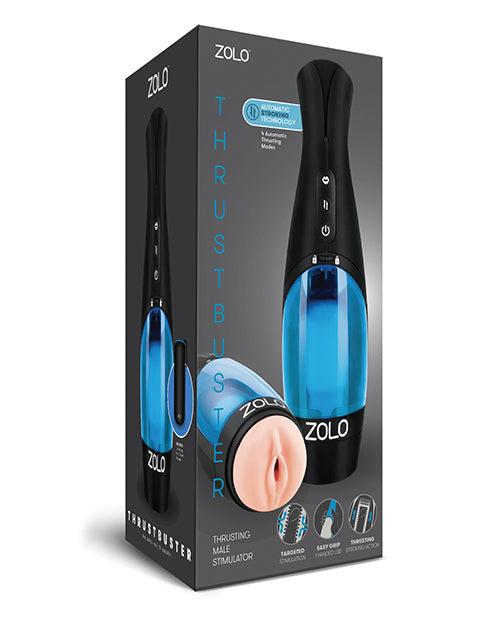 Zolo Thrust Buster - Thrusting Male Stimulator W-erotic Audio