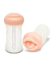Load image into Gallery viewer, Zolo Realistic Deep Throat Dual Density Transparent Stroker
