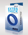 Zolo Extra Thick Silicone Cock Ring - Blue