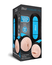 Load image into Gallery viewer, Zolo Pleasure Pill Double Ended Vibrating Stimulator - Ivory
